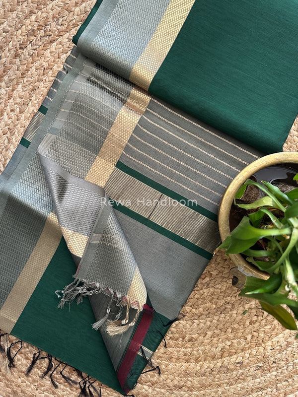 Maheshwari Resham Thread Border Saree
