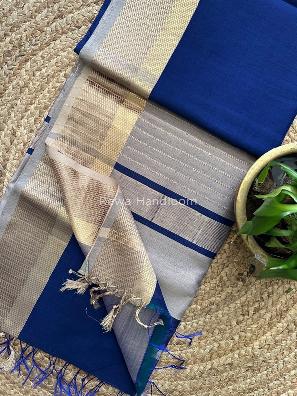 Maheshwari Resham Thread Border Saree