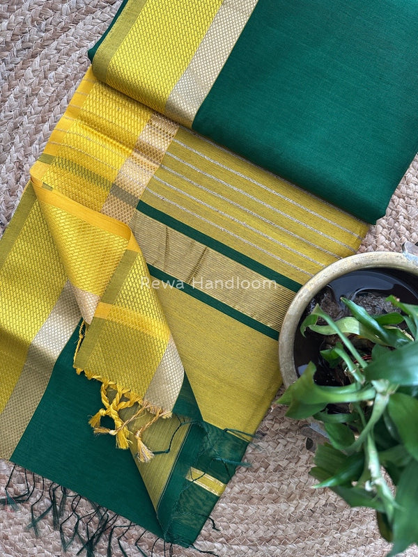 Maheshwari Resham Thread Border Saree