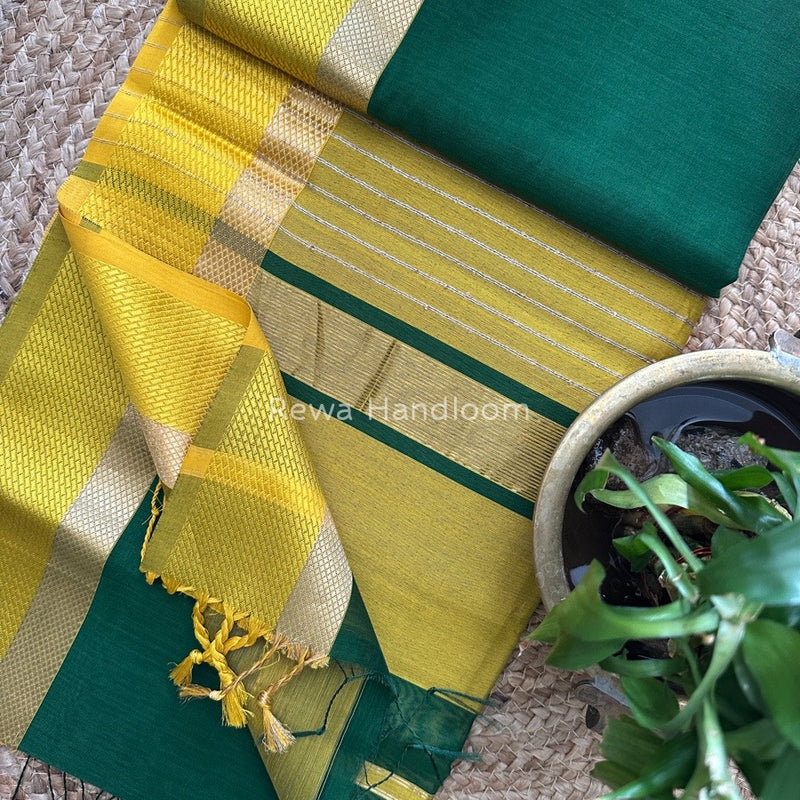 Maheshwari Resham Thread Border Saree