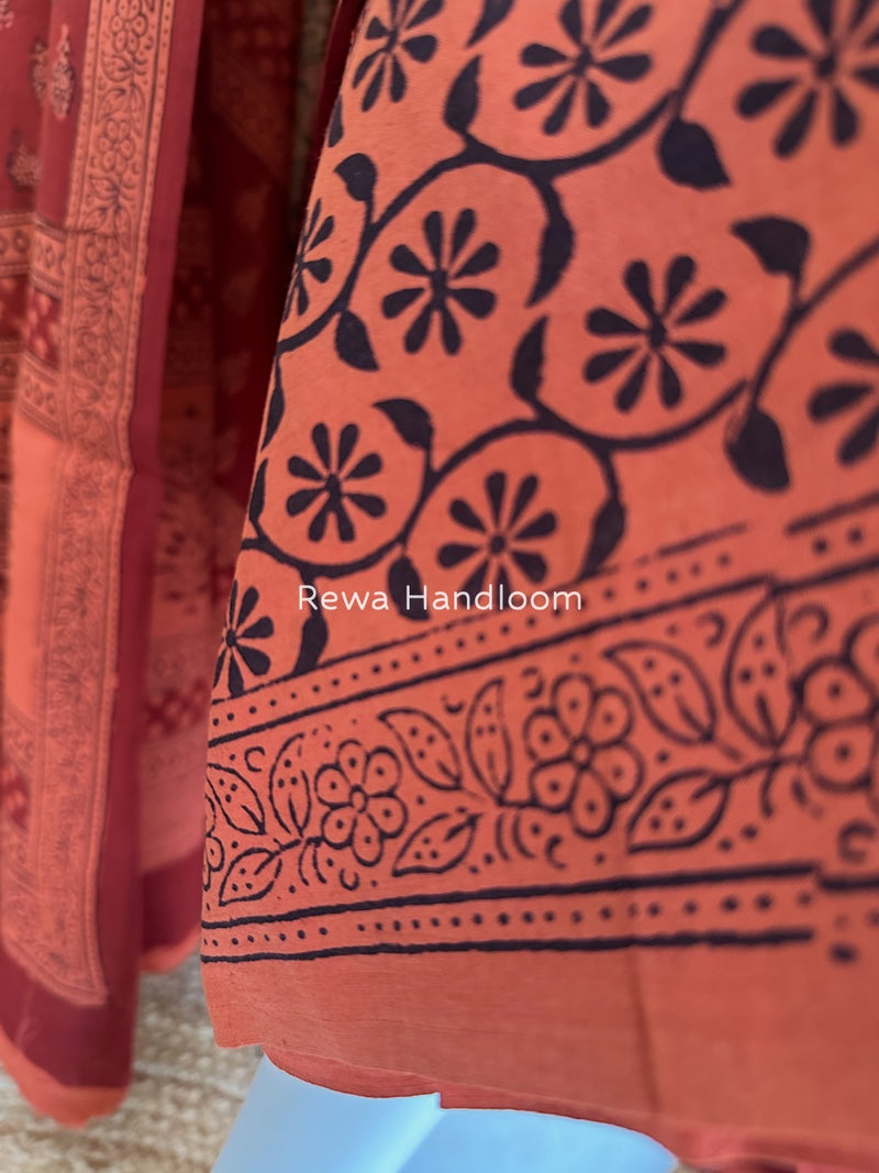  Bagh Print Cotton Suit