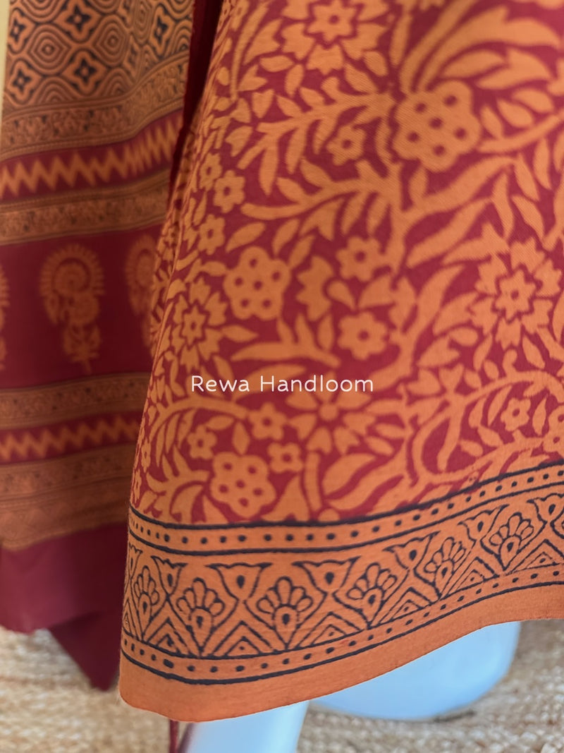  Bagh Print Cotton Suit