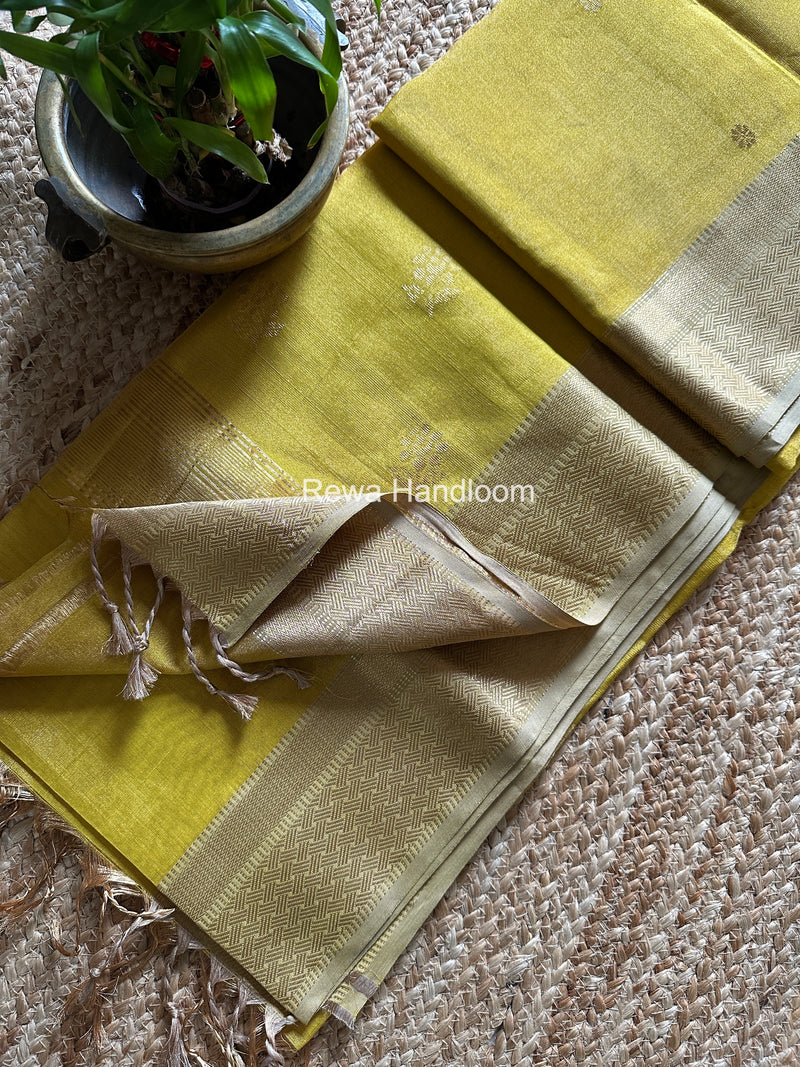Maheshwari Tissue Butti Saree
