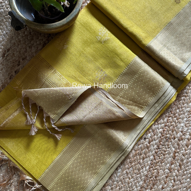 Maheshwari Tissue Butti Saree