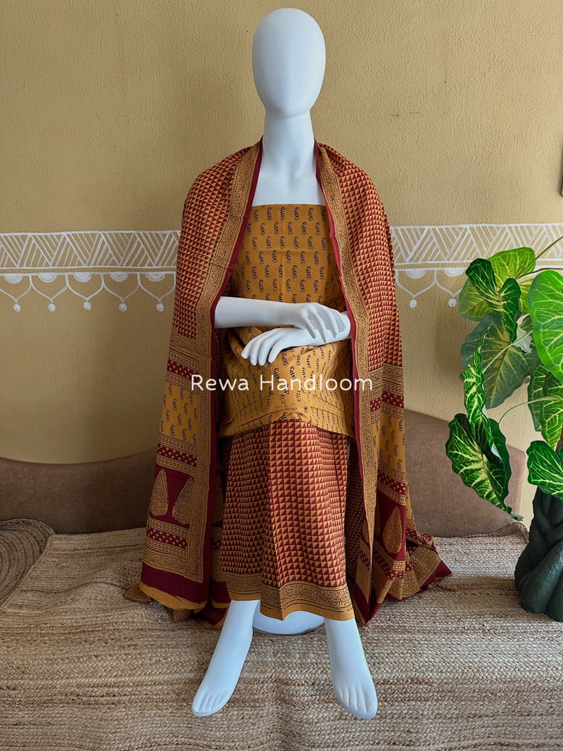  Bagh Print Cotton Suit