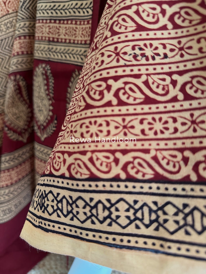  Bagh Print Cotton Suit