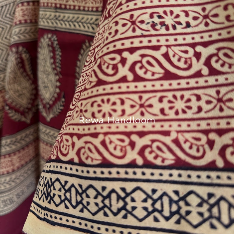  Bagh Print Cotton Suit