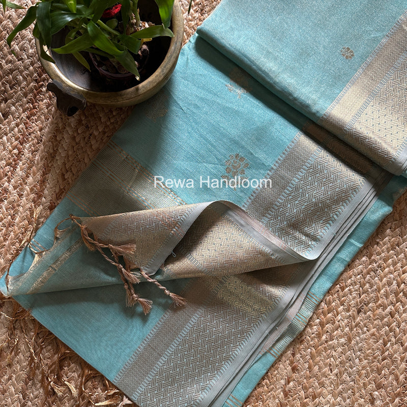 Maheshwari Tissue Butti Saree