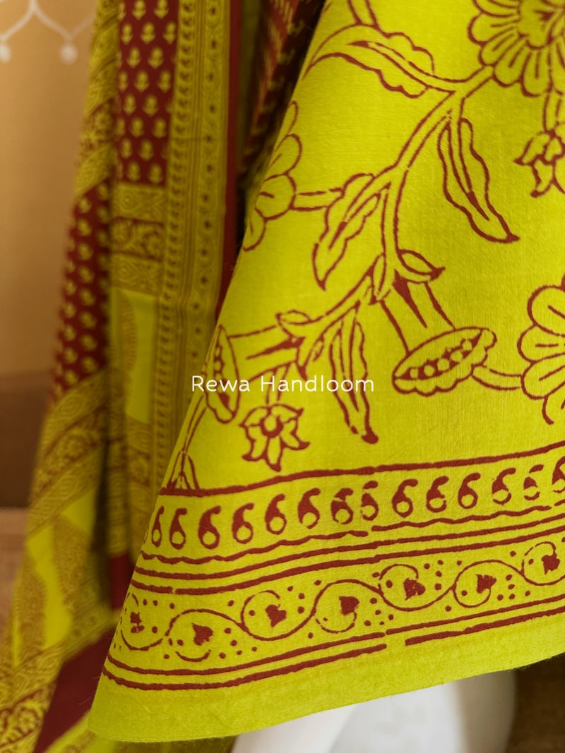 Bagh Print Cotton Suit