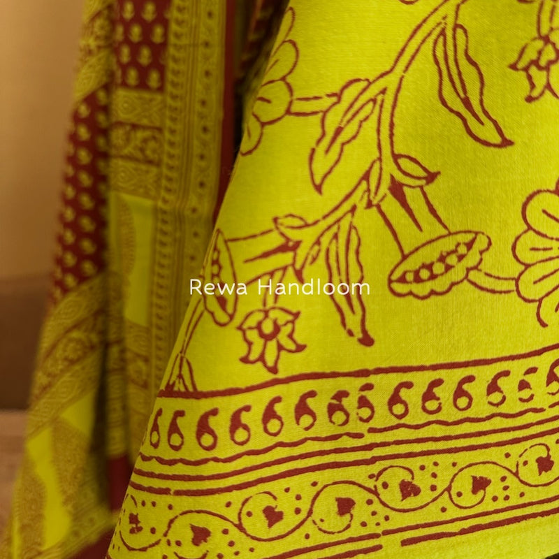  Bagh Print Cotton Suit