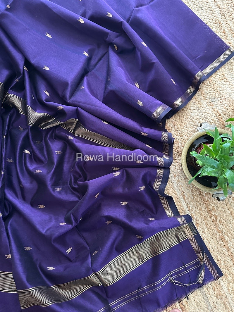 Zari Butti Maheshwari Saree