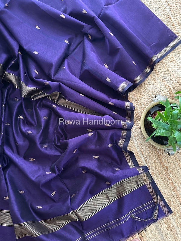 Zari Butti Maheshwari Saree