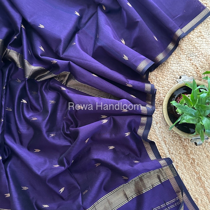 Zari Butti Maheshwari Saree