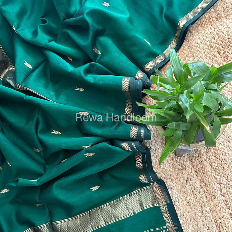 Zari Butti Maheshwari Saree