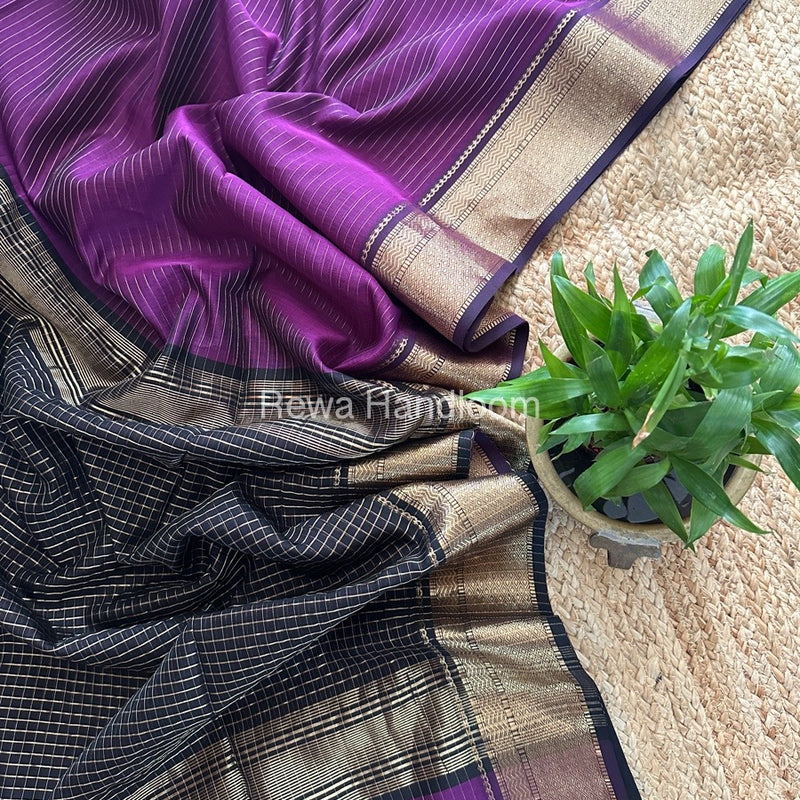 Maheshwari Zari Linning Saree