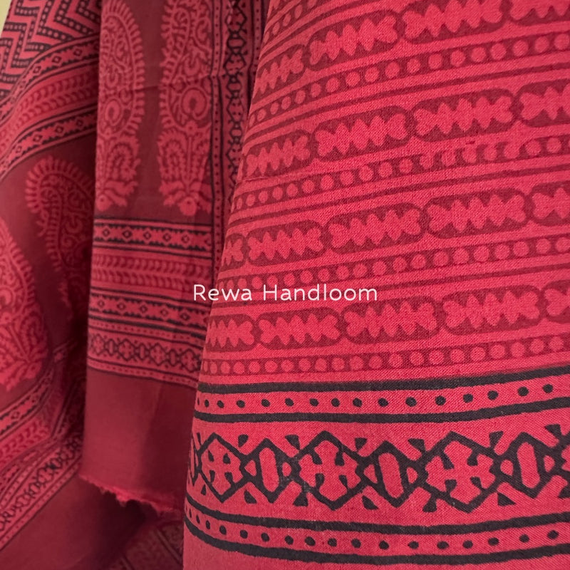  Bagh Print Cotton Suit