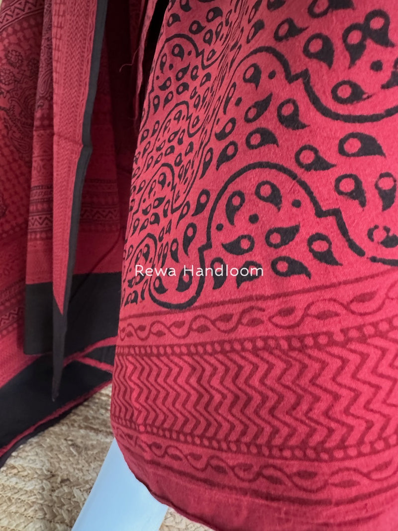  Bagh Print Cotton Suit