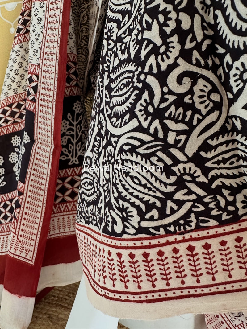  Bagh Print Cotton Suit