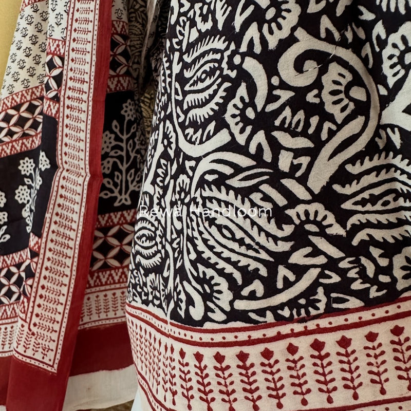  Bagh Print Cotton Suit