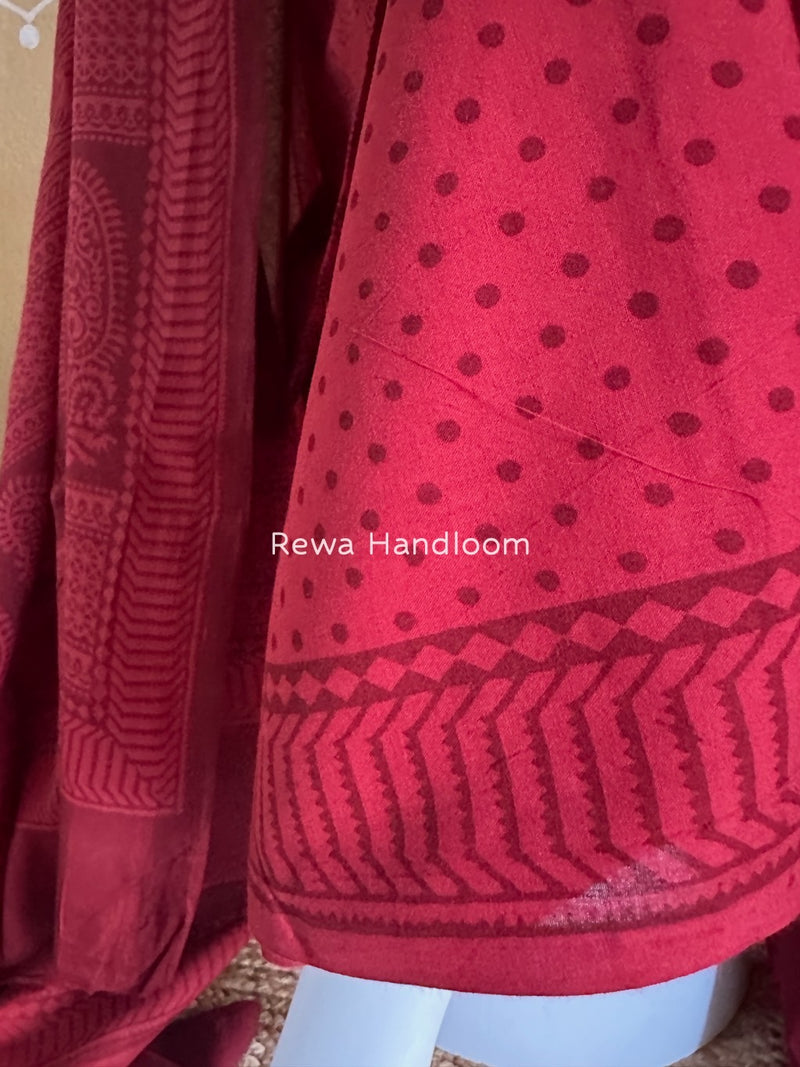 Bagh Print Cotton Suit