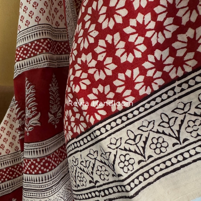  Bagh Print Cotton Suit