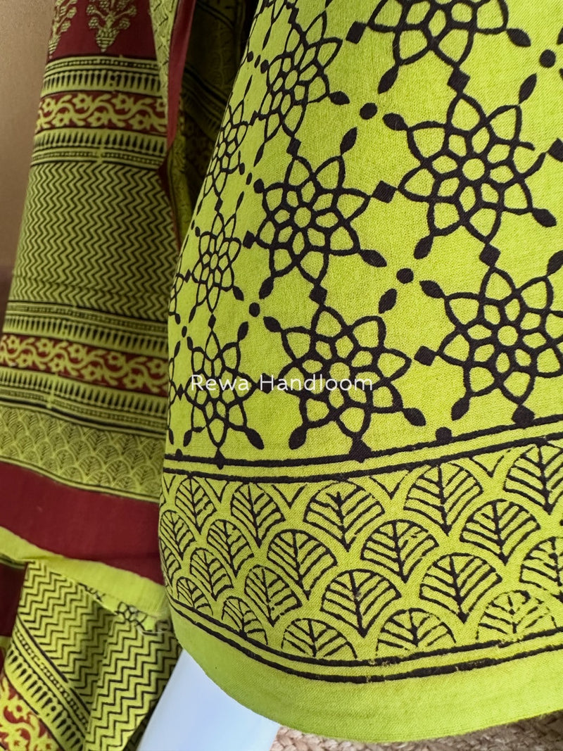  Bagh Print Cotton Suit