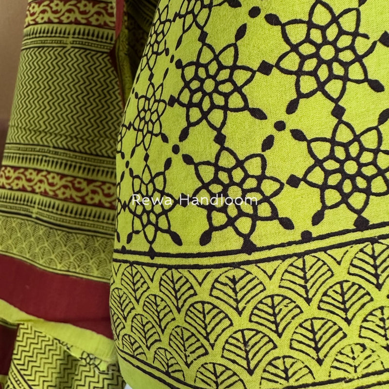  Bagh Print Cotton Suit