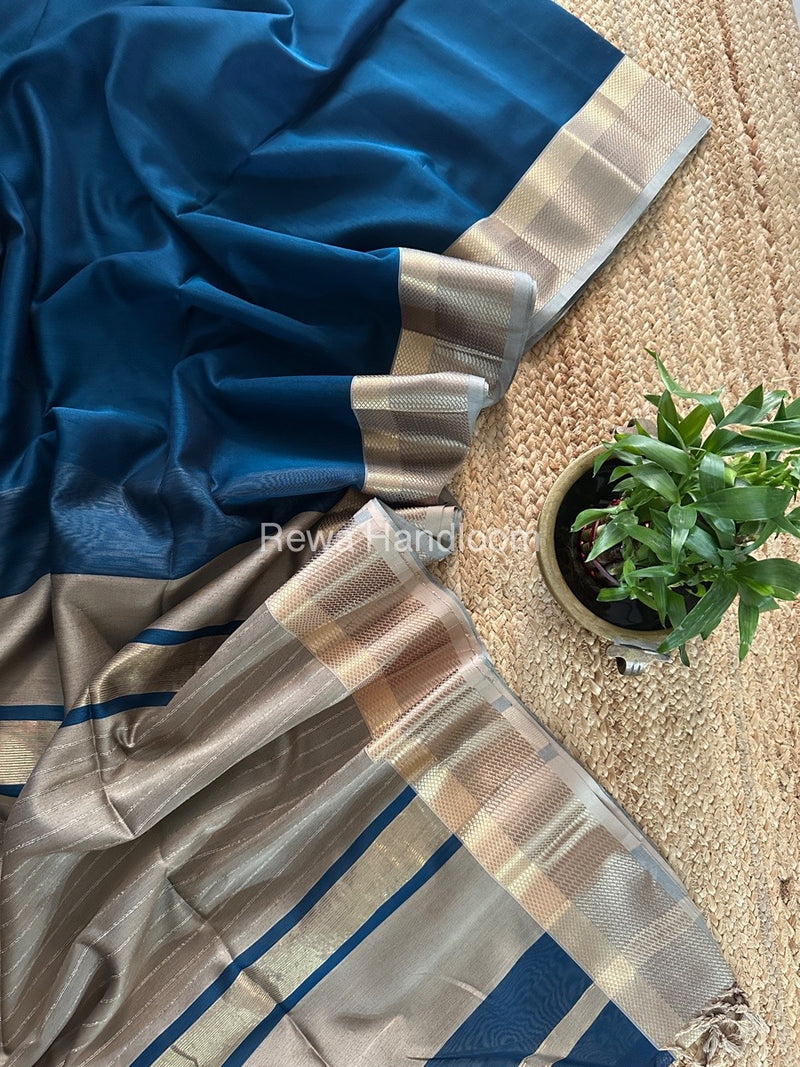 Maheshwari Resham Thread Border Saree