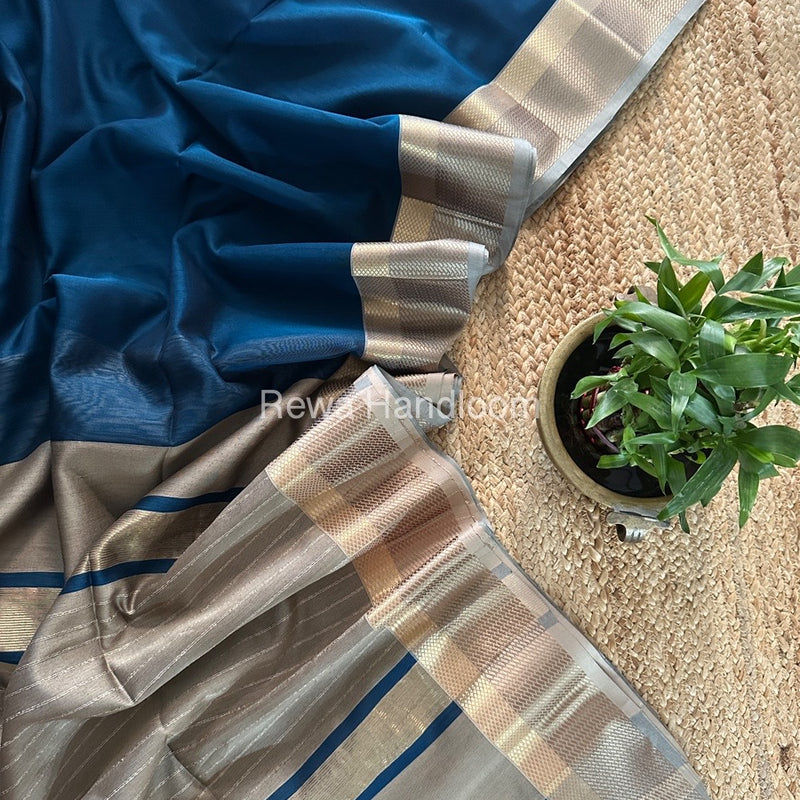 Maheshwari Resham Thread Border Saree