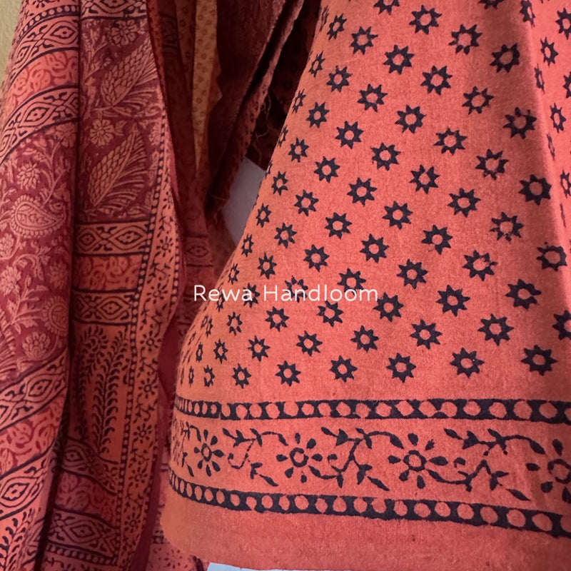  Bagh Print Cotton Suit