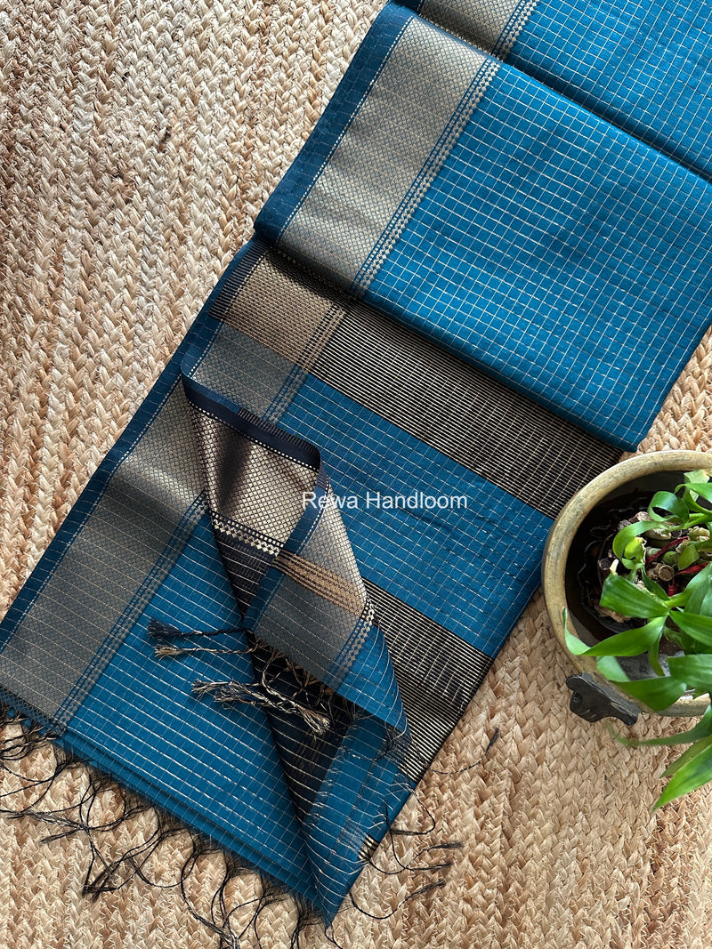 Maheshwari Zari Checks Saree