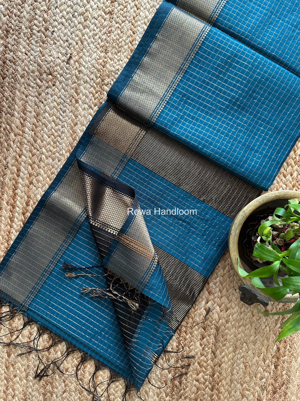 Maheshwari Zari Checks Saree