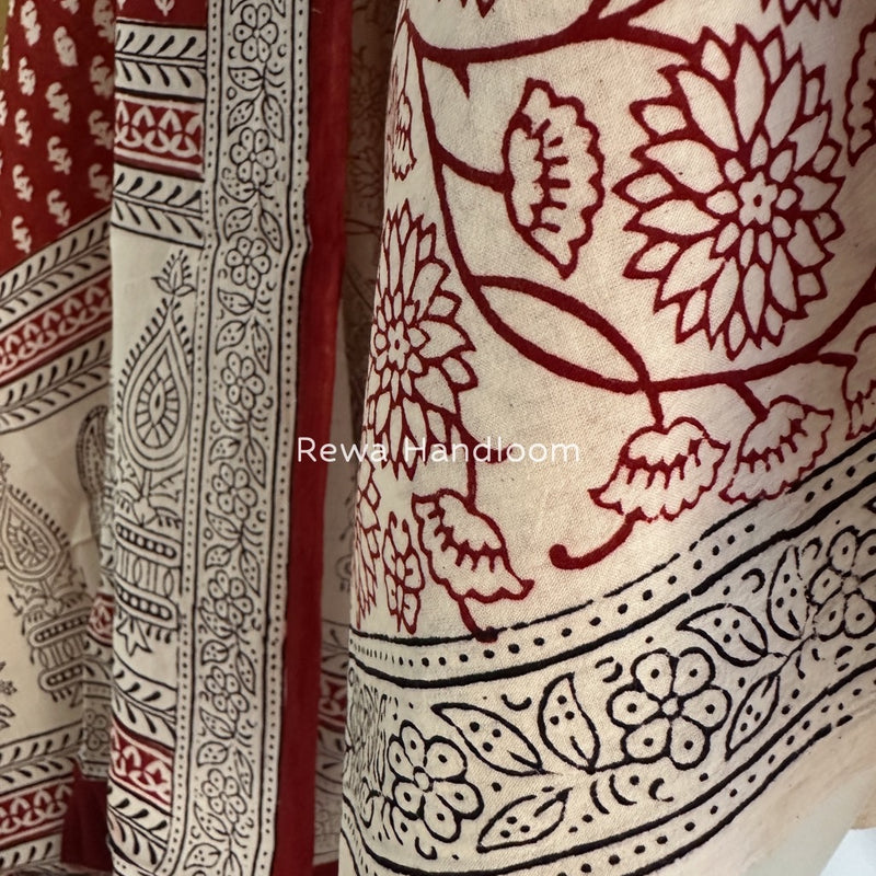  Bagh Print Cotton Suit