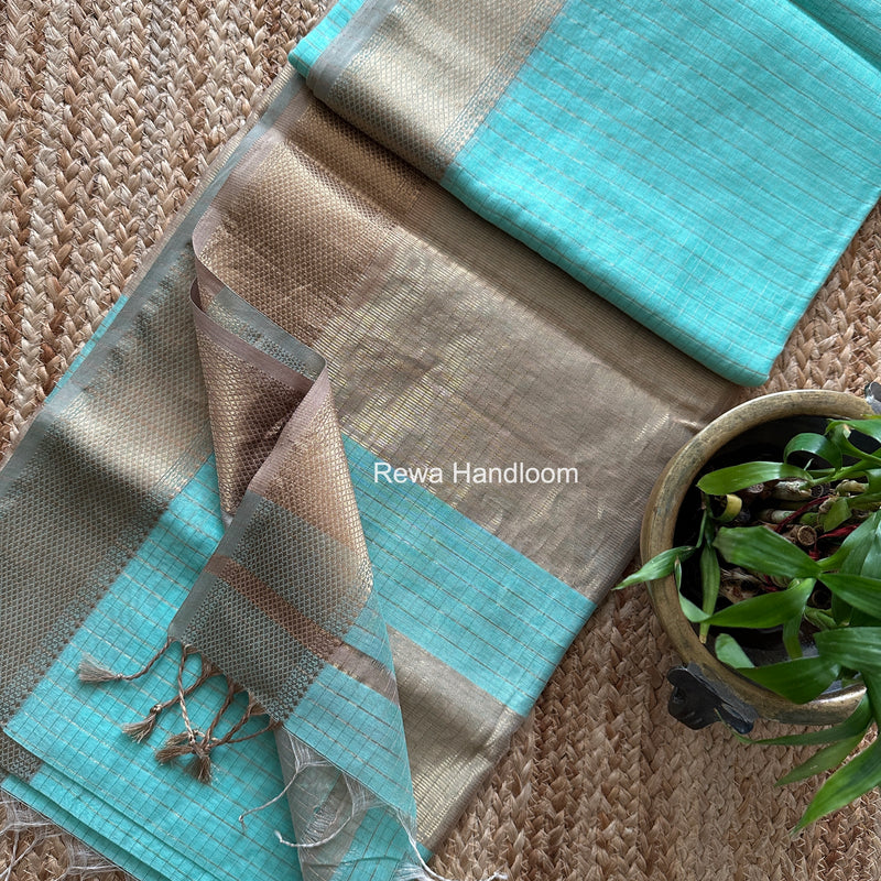 Maheshwari Zari Checks Saree