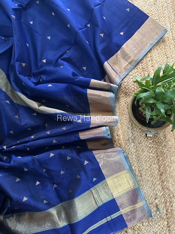  Zari Butti Maheshwari Saree