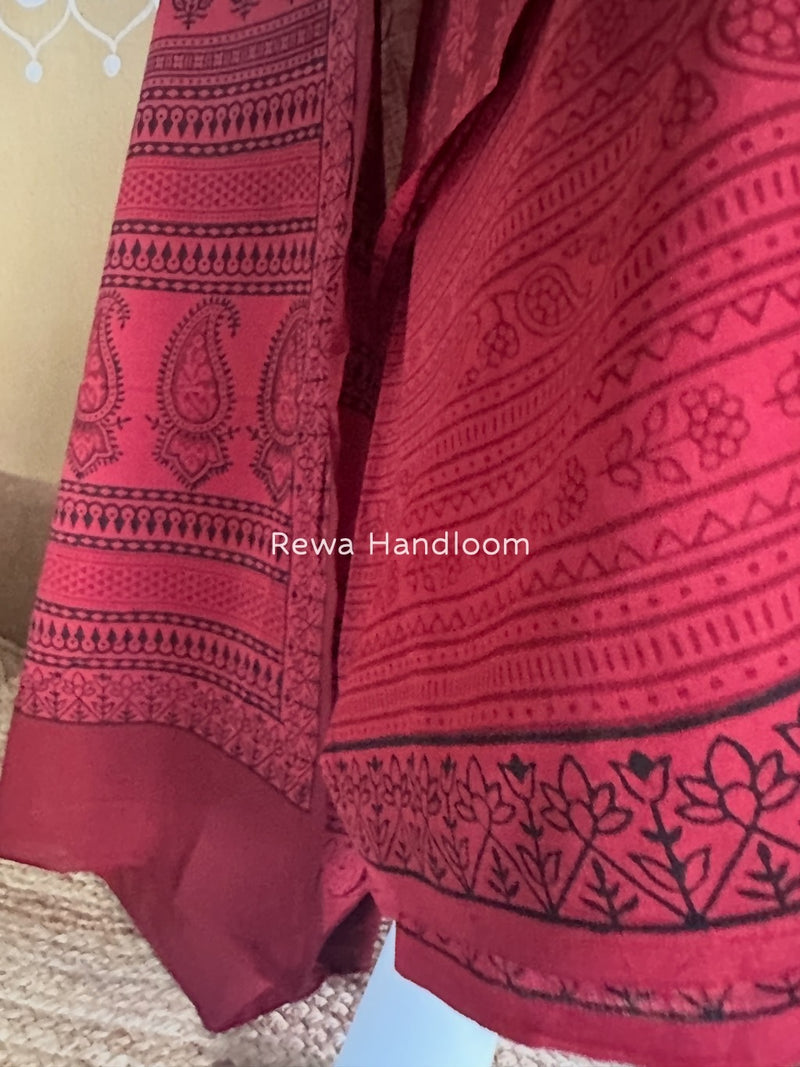  Bagh Print Cotton Suit