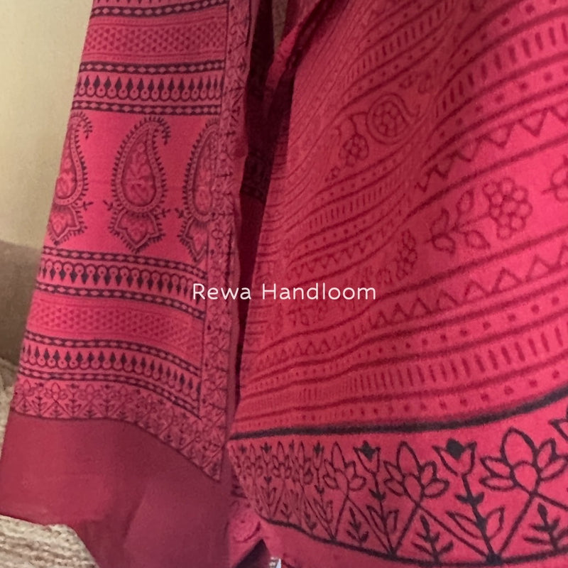  Bagh Print Cotton Suit