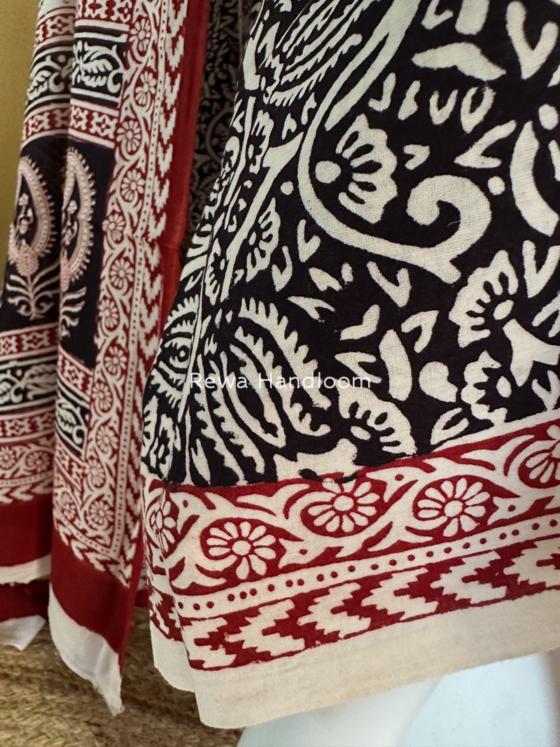  Bagh Print Cotton Suit
