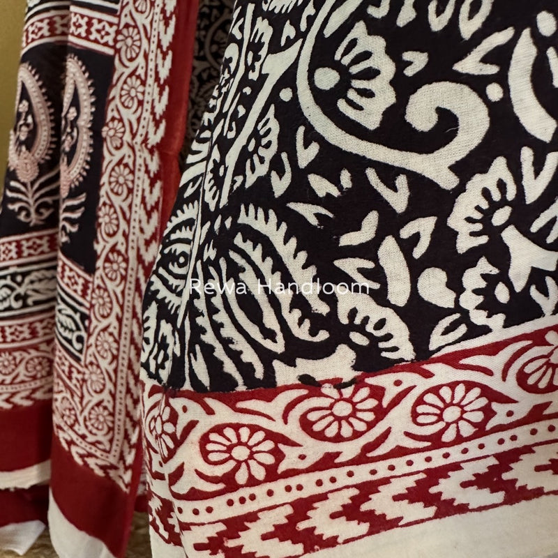  Bagh Print Cotton Suit