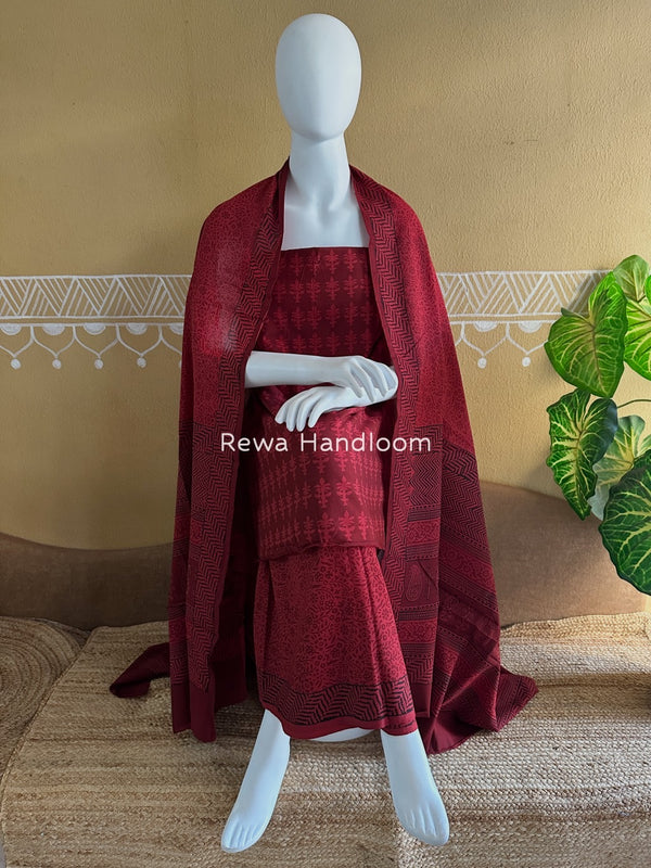  Bagh Print Cotton Suit