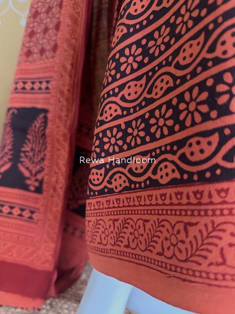  Bagh Print Cotton Suit