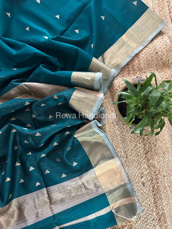  Zari Butti Maheshwari Saree