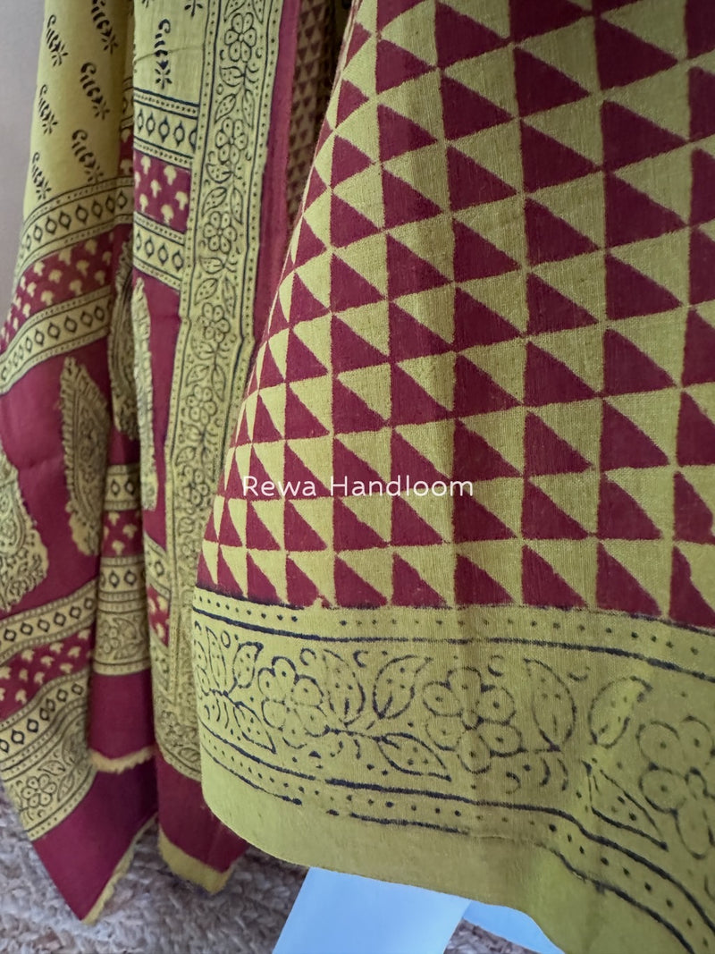 Bagh Print Cotton Suit 