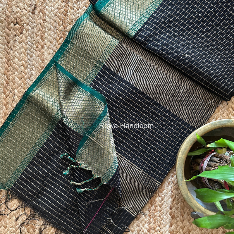 Maheshwari Zari Checks Saree