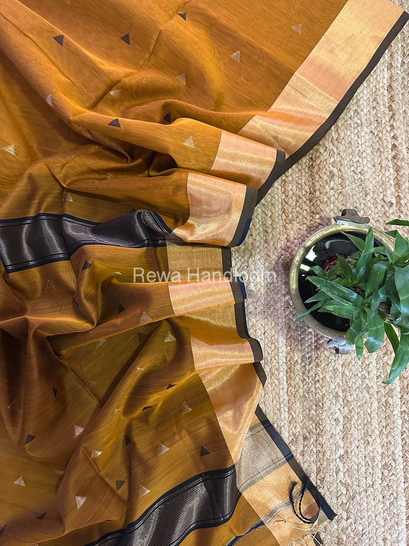  Zari Butti Maheshwari Saree