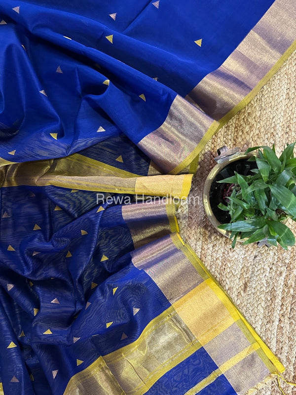  Zari Butti Maheshwari Saree