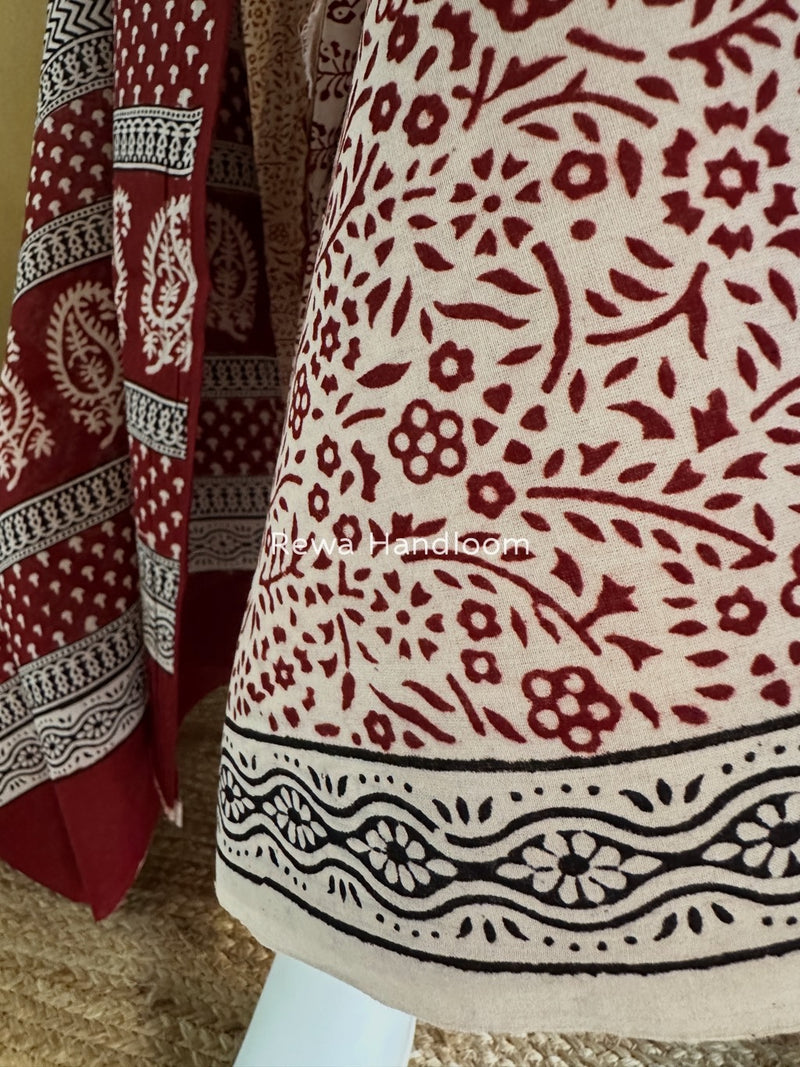  Bagh Print Cotton Suit