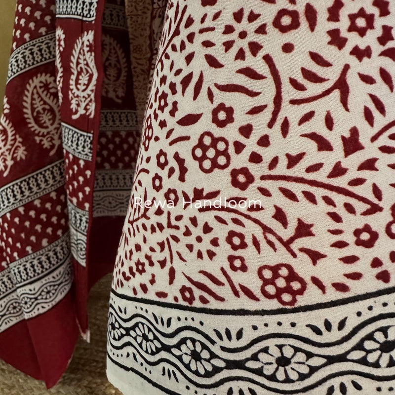  Bagh Print Cotton Suit