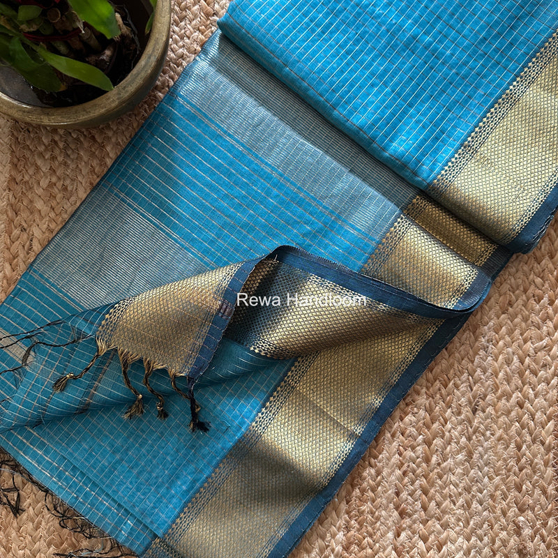 Maheshwari Zari Checks Saree