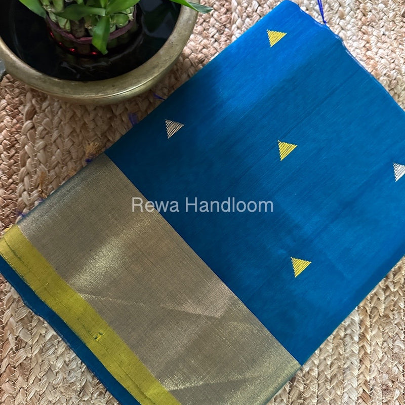 Morpankhi Zari Butti Maheshwari Saree SB0132